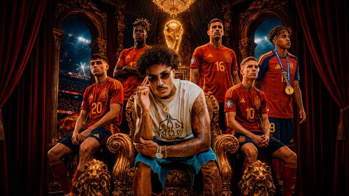 Hit de MC Livinho embala festa da seleção espanhola