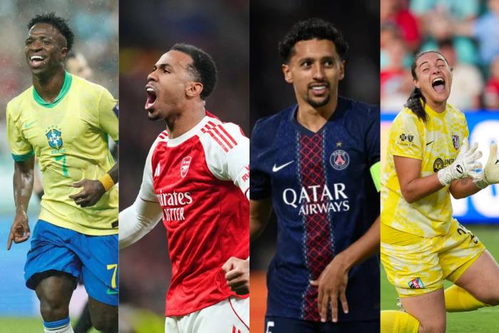 Lorena, Vini Jr., Gabriel Magalhães e Marquinhos são indicados à Bola de Ouro