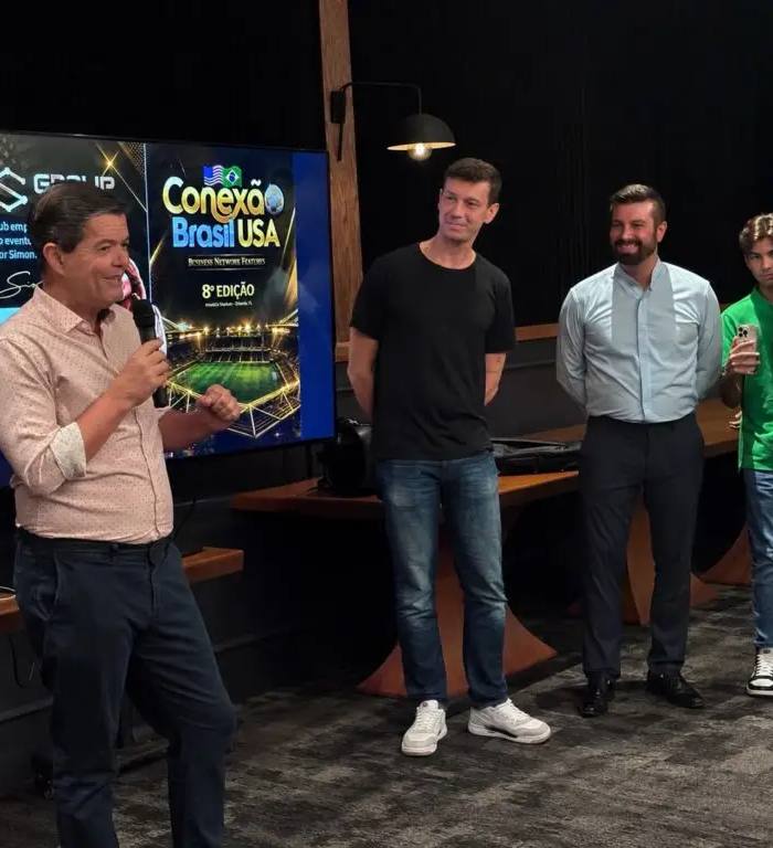 “É um golaço para mim estar aqui hoje”, diz Felipe Ximenes na abertura do Conexão Brasil USA – Edição Copa do Mundo